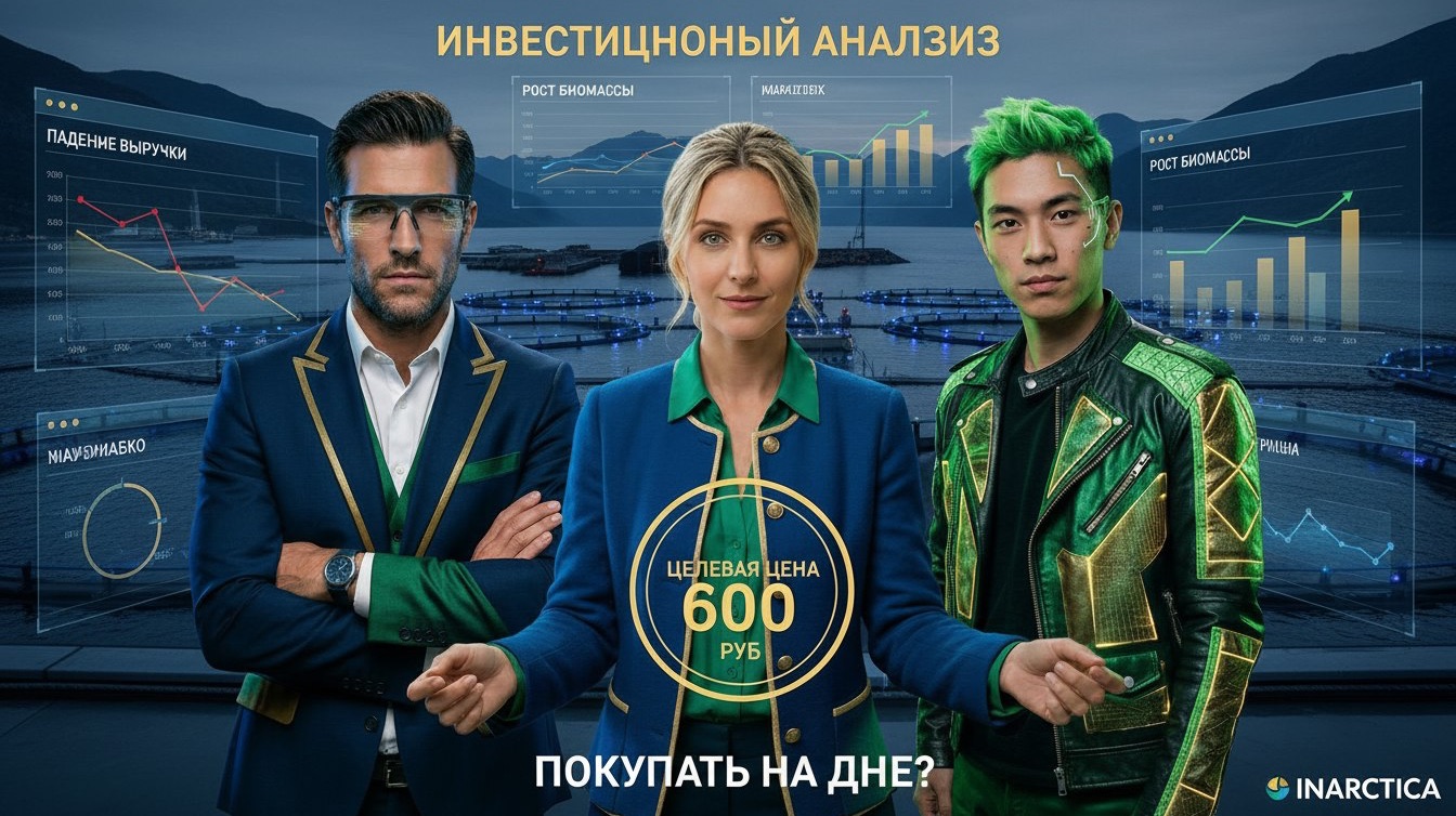 Инарктика: слабый отчёт, но рыба в воде растёт. Покупать на дне?