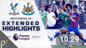 Кристал Пэлас - Ньюкасл. Обзор матча. АПЛ, тур 32. 12.04.26