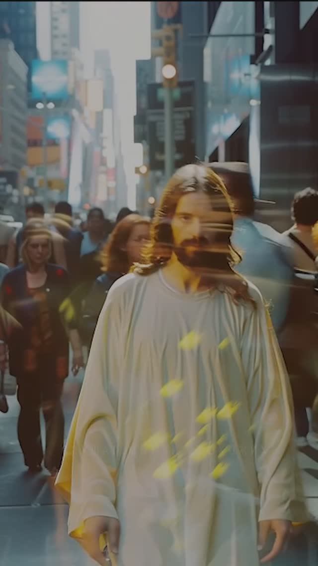 Шёл по улицам Бог...#музыка_для_души, #смысл_неудач, #ты_не_один, #бог_заботится