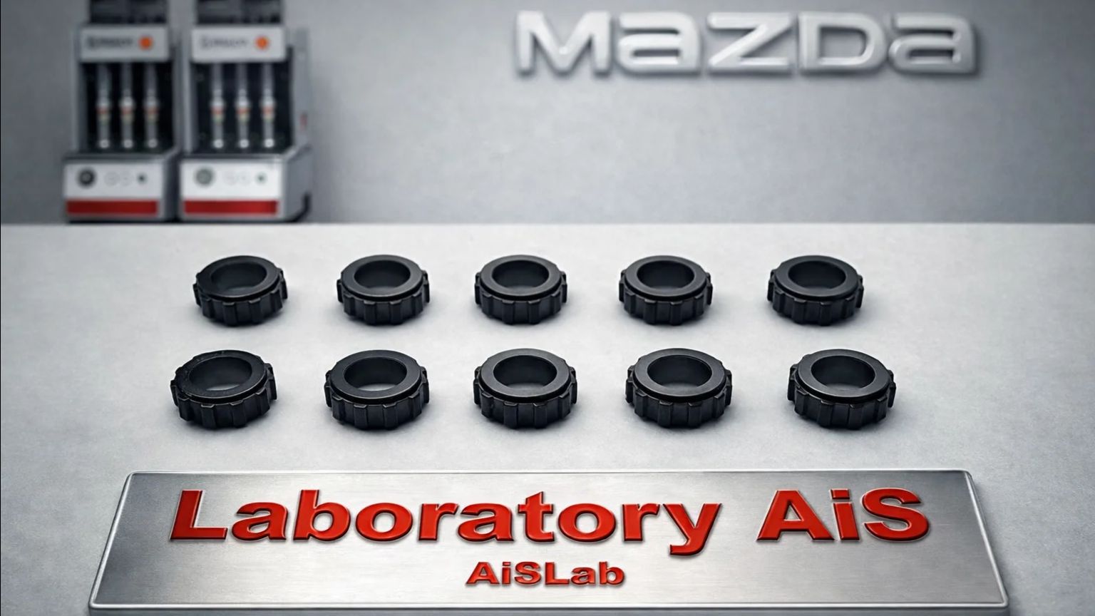 Прокладки инжекторов, 10шт, AiS-G005, Mazda JE06-13-257, JE0613257,.mp4