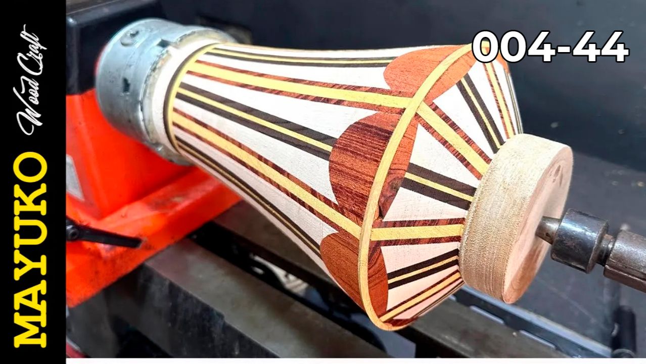 Сегментная ваза из клёна Токарка по дереву своими руками Сегментное точение по дереву Мастер классы