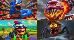 СОНИК МОНСТР против МОЛНИЯ МАКВИН САМОЛЕТ и ДОМ НА НОГАХ — Битва Машин и ПОЛИЦИЯ ⚡️✈️👹