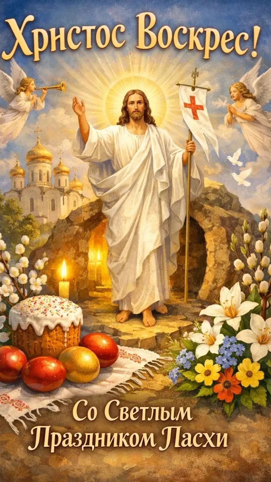 Поздравляю со светлой Пасхой Христовой