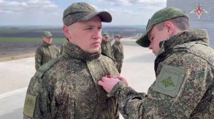 Награждение военнослужащих ГрВ «Центр»