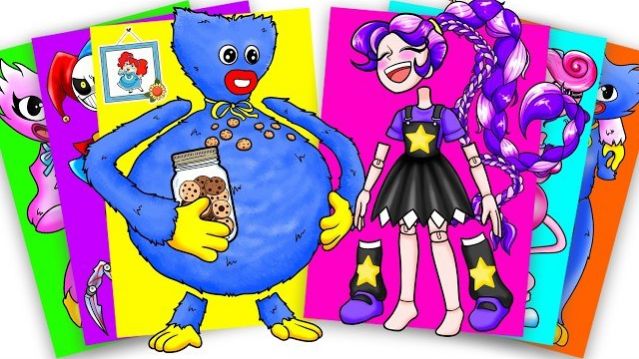 ЛИЛИ ЛАВ БРЕЙДЗ И ТОЛСТЫЙ ХАГГИ ВАГГИ ДЕЛАЕМ ИЗ БУМАГИ ПРИКОЛЫ СВОИМИ РУКАМИ POPPY PLAYTIME СТИКЕРЫ