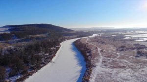 Зимняя сказка на зимней рыбалке. Короткий релакс-ролик. Река Зай. Нижнекамский район