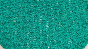 Просили узор для шали. Схему не нашла, только МК