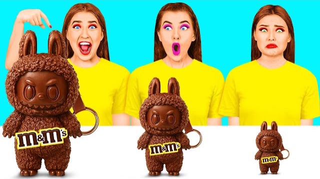 Большая, Средняя или Маленькая Тарелка Челлендж | Удивительные Лайфхаки и Хитрости