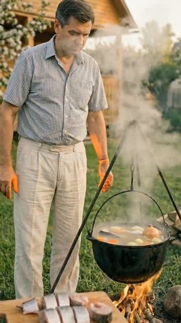 Тёплый майский вечер, костёр и свежая щука. И кажется, что лучше уже не будет.