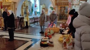 11 Храм Рождества Христова Освящение Пасхальной снеди Посёлок Пангоды Надымский район 11 Апреля 2026