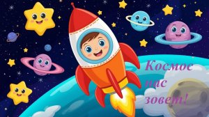 БУМ-БУМ РАКЕТА 🚀 Полетели в космос! Песенка с движениями для малышей