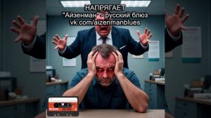 Исполнитель АЙЗЕНМАН, песня - " Напрягает". Русский блюз.