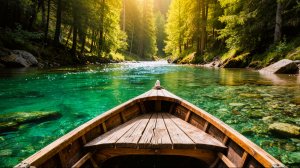 🌿 ЗВУКИ ПРИРОДЫ БЕЗ МУЗЫКИ: ЖУРЧАНИЕ РУЧЬЯ ПЕНИЕ ПТИЦ У РЕКИ(40 минут 4К)