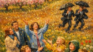 Реальность входа в золотые тысячелетия людям,выбросив мусор тьмы.Зазвенела капелька песня Арфеиной