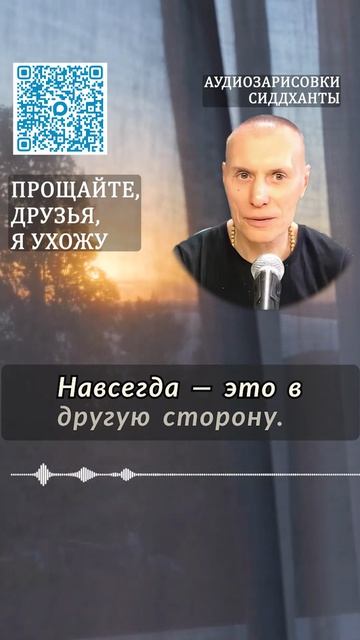 Прощайте друзья я ухожу. Аудиозарисовки Сиддханты Вячеслава Чернина