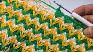 💯🎉Невероятно ПРОСТОЙ и ЭФФЕКТНЫЙ узор крючком для НАЧИНАЮЩИХ