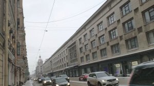 Зимой по улице Садовой Питер