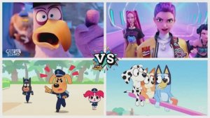 ШЕРИФ ЛАБРАДОР против ГУБКА БОБ и ГАМБОЛ — Битва Героев и Собачка БЛУИ 🐶🧽⚡️