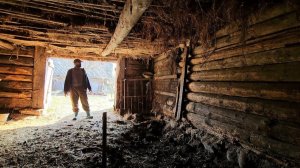 Один в деревне. Возрождаю наследие деда! Разбираю старый хлев...