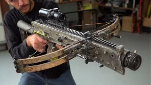 БЕЗУМНЫЙ самозарядный арбалет ручной работы ｜ Сборка от начала до конца.