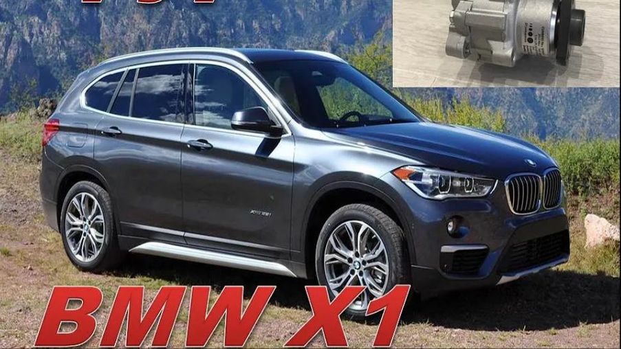 BMW X1 замена насоса ГУР. Клапан на рейке. Servotronic.