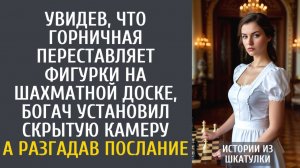 Истории из жизни: Увидев, что горничная переставляет фигурки на шахматной доске, установил камеру…