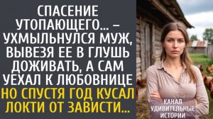 Истории из жизни: Спасение утопающего... – ухмыльнулся муж, вывезя ее в глушь доживать…