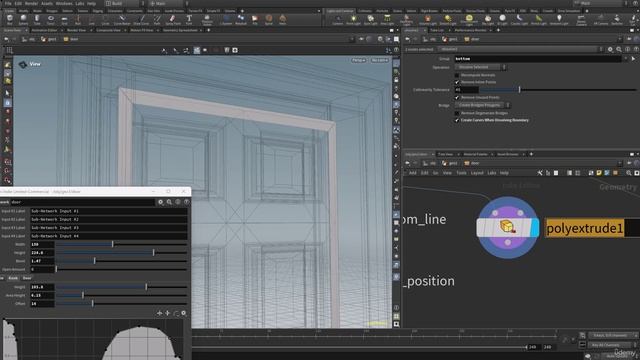 5. Add Door Knob and the Inner Frame