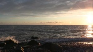 Страстная суббота. Вечер. Берег Чёрного моря в Сочи