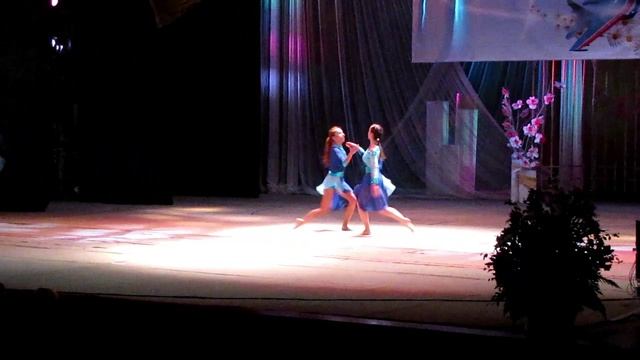 Танец красивых девушек фрагмент. г.Ставрополь.