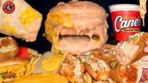 АСМР МУКБАНГ ДОПОЛНИТЕЛЬНЫЙ СОУС КАНЕЛЬ, ГИГАНТСКИЕ БУРРИТОС CHIPOTLE С КУРИЦЕЙ И ФРИС