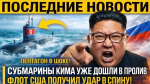 Ким УЖЕ у ОРМУЗА! Пхеньян ОТПРАВИЛ НА ПОМОЩЬ СУБМАРИНЫ - Трамп ОПЕШИЛ ОТ УДАРА С ТОЙ СТОРОНЫ