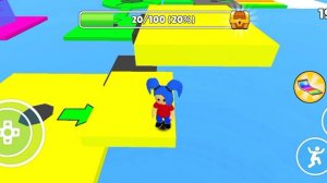 ПАРКУР РАДУЖНЫЙ ОББИ.🌈