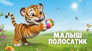 Музыкальный мультфильм для детей | Малыш Полосатик🐯🐅