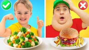 Майкл учит Дядю выбирать здоровую пищу и остаться в форме!