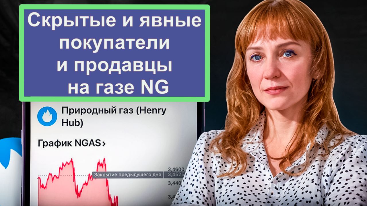 Скрытие и явные покупатели и продавцы по дельте и ОИ на примере газа