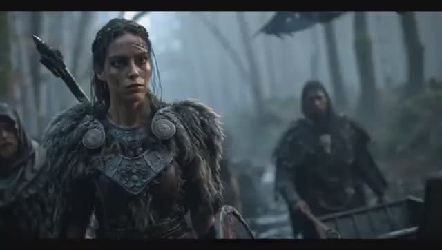 Викинги, фэнтези, валькирии, мифические существа, эпический нордический стиль