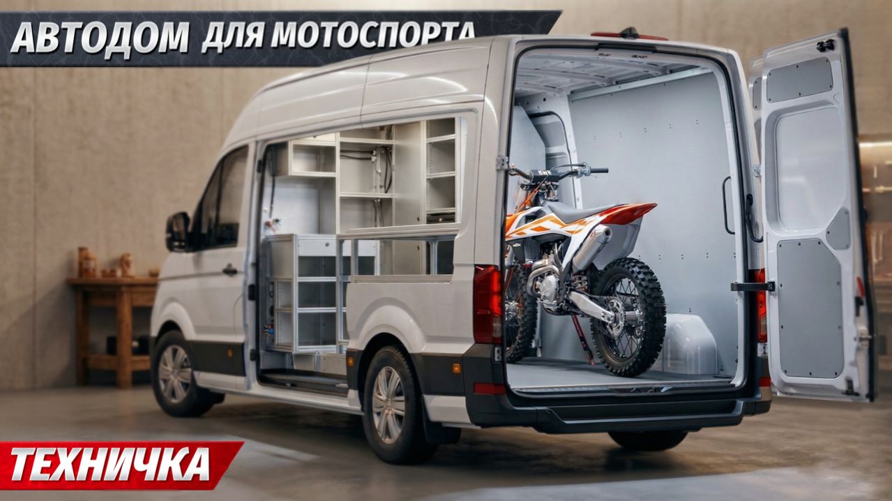 Мотодом для Эндуро на базе Volkswagen Сrafter #1