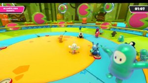 Fall Guys первый раз выжила на плоту))