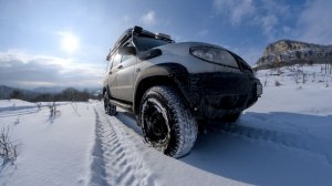 По снегу вдоль хребта Кизинчи, или снежный тест 33» Yokohama Ice Guard G075