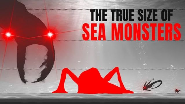 ЛЕГЕНДАРНЫЕ МОРСКИЕ МОНСТРЫ | СРАВНЕНИЕ РАЗМЕРОВ 2026 | ВСЕ КАЙДЗЮ МОНСТРЫ ГИГАНТЫ СТРАШНО БЛИН