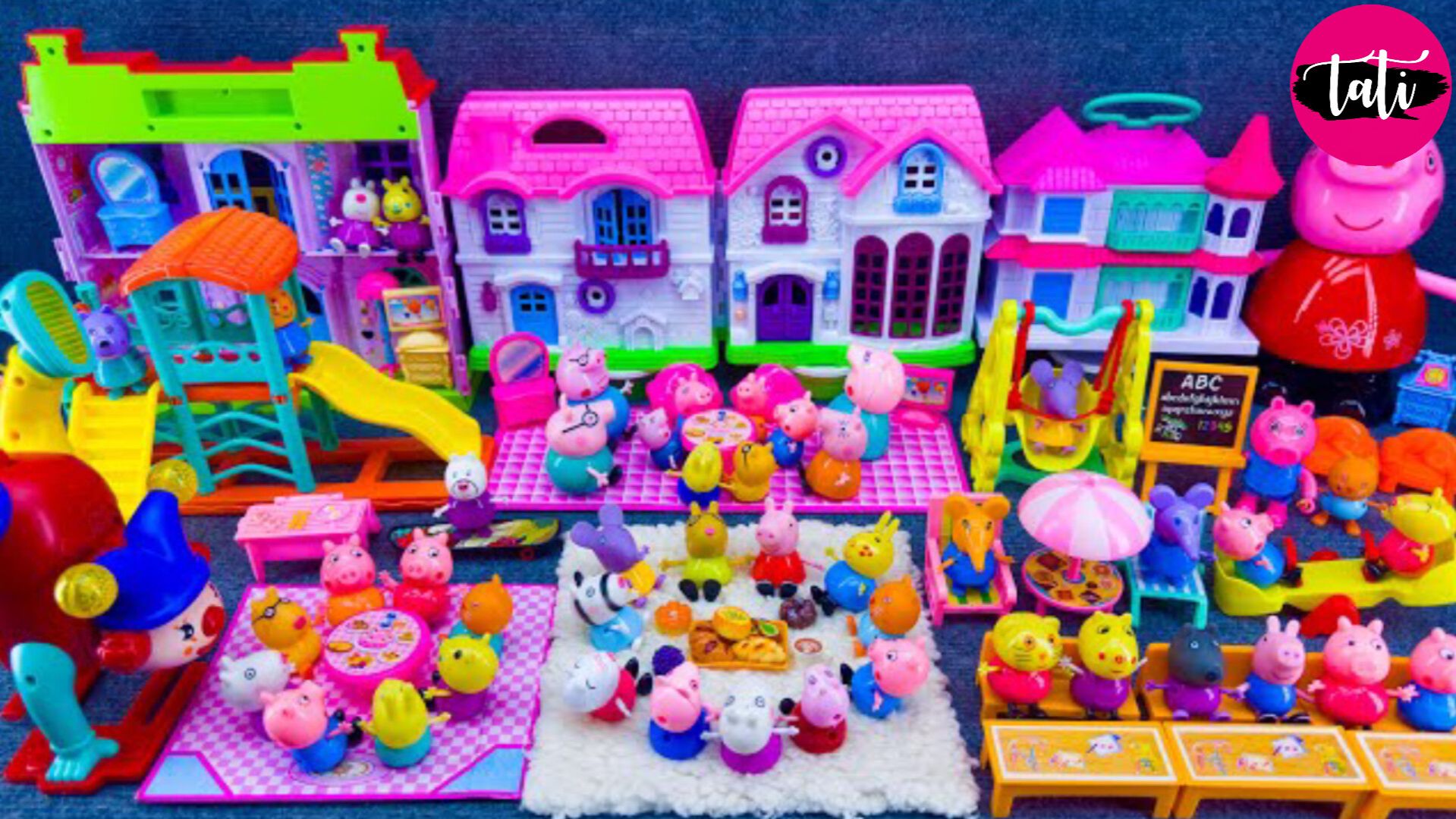 Играем в игрушки из мультика свинка Пеппа. Мультфильм для детей. ASMR АСМР