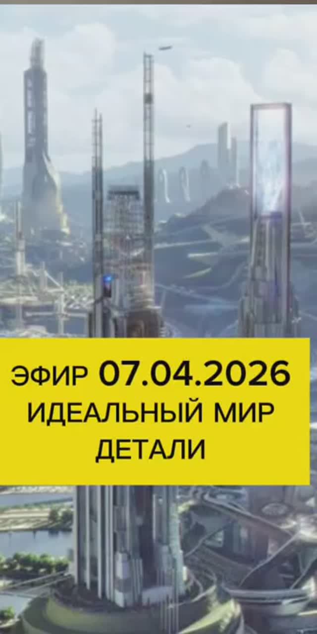 Эфир 07.04.2026 Идеальный мир Детали