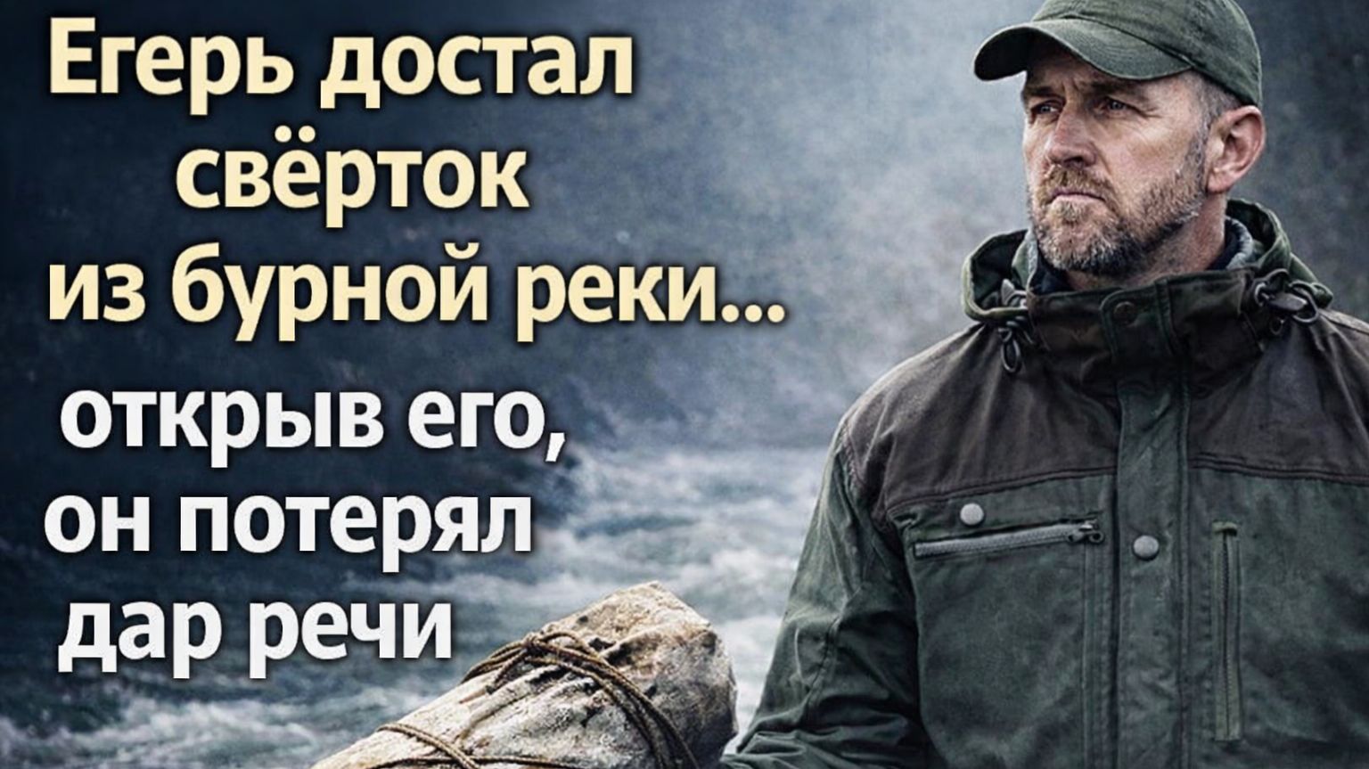 Аудиорассказ. Егерь достал свёрток из бурной реки… открыв его, он потерял дар речи. рассказы аудио.