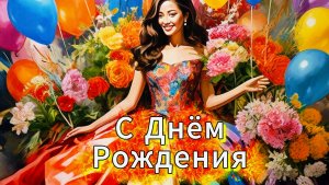 С Днём рождения женщине: красивое поздравление и открытка | Домохозяйка Ната