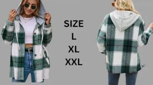 Выкройка ветровки с капюшоном трех размеров L, XL, XXL