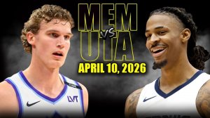 11.04.2026 | ОБЗОР МАТЧА | Юта Джаз - Мемфис Гриззлиз | Highlights