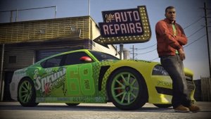 GTA V машины + Бернит + дрифт + аварии!