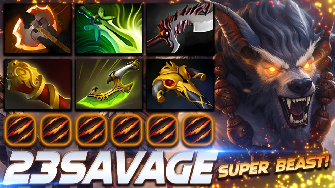 23savage Ursa Super Beast — профессиональный геймплей в Dota 2 [Смотри и учись]