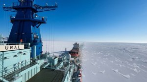 Российские ледоколы гудком отметили 65-летие старта ракеты «Восток» с Юрием Гагариным